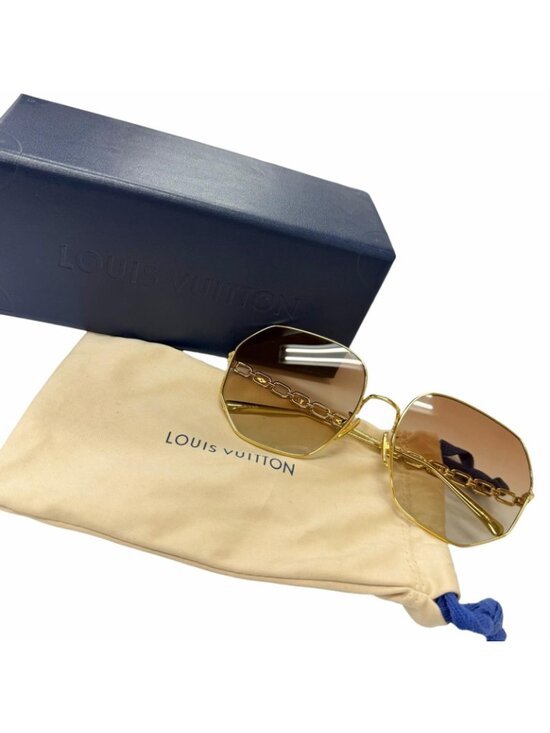 Louis Vuitton My LV Chain Round Sunglasses Gold 60 Eyewear main image 7